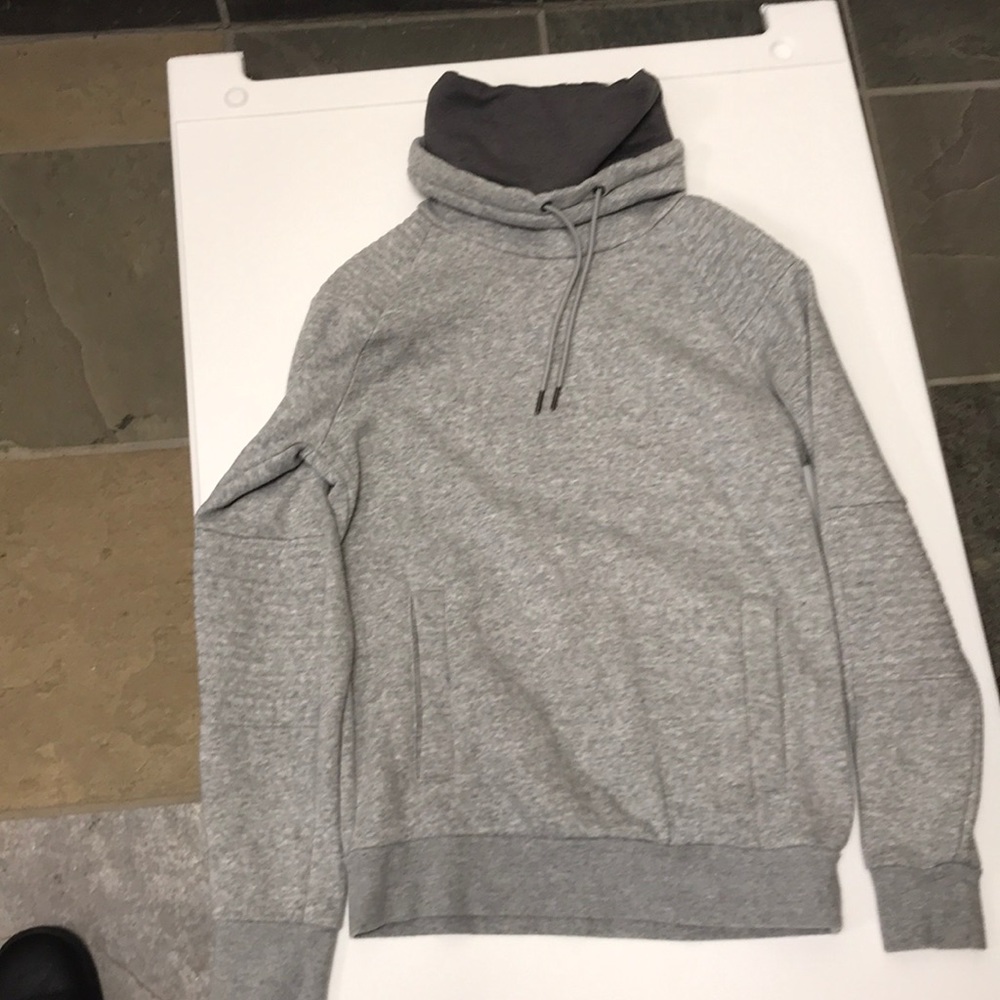 H&M Heather Grey Cowl Hooded sweatshirt